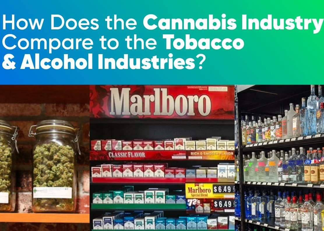 How Does the Cannabis Industry Compare to the Tobacco & Alcohol Industries? 