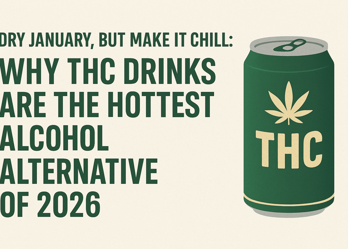Dry January, But Make It Chill: Why THC Drinks Are the Hottest Alcohol Alternative of 2026