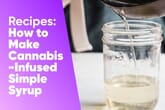 How to Make Cannabis-Infused Simple Syrup