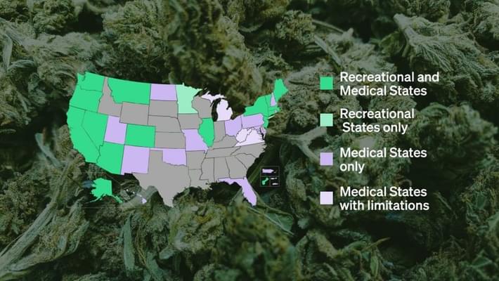 States Where Cannabis Flower is Legal
