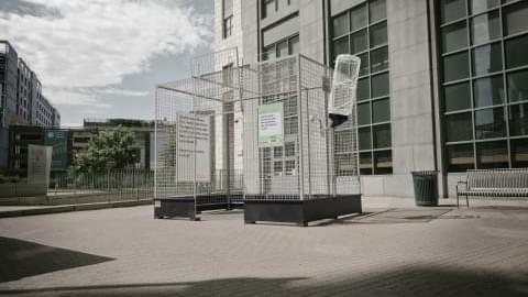 Colorado uses human sized "rat cages" in anti-marijuana campaign