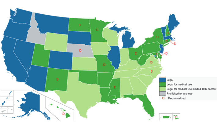 How Many States Have Legalized Medical Marijuana?
