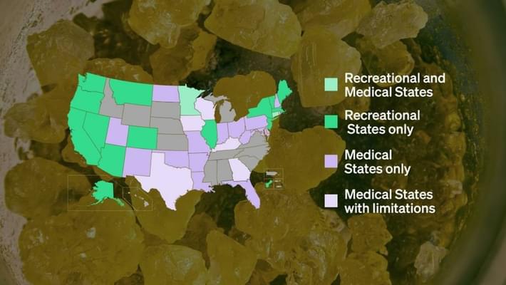 In Which States is Cannabis Concentrates Legal?