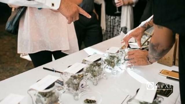 Marijuana stations are the latest trend in wedding receptions