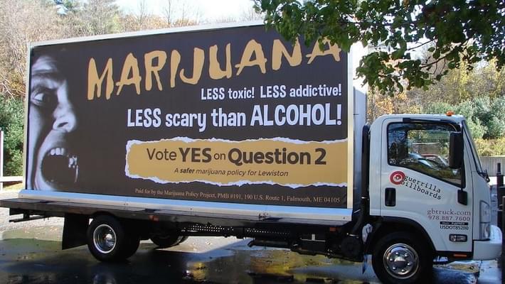 Montini: Billboard mocks anti-marijuana fear tactics