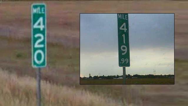 State alters 420 MM sign to thwart thieves 