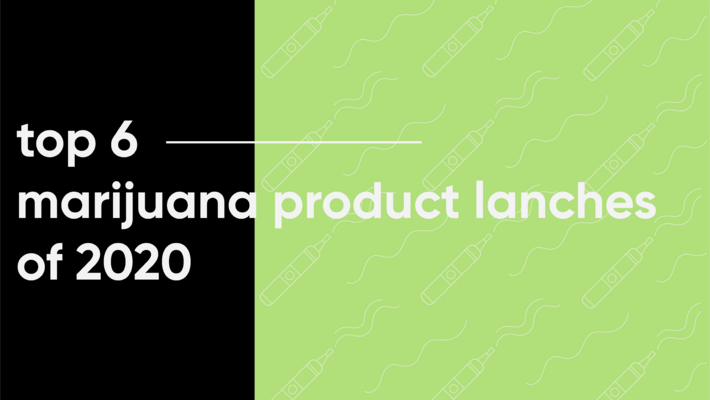 Top 6 Marijuana Product Launches in 2020