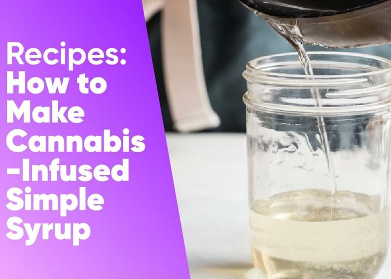 How to Make Cannabis-Infused Simple Syrup