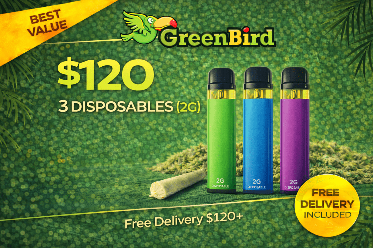 3 Disposables (2G) – $120 | DC Vape Deal