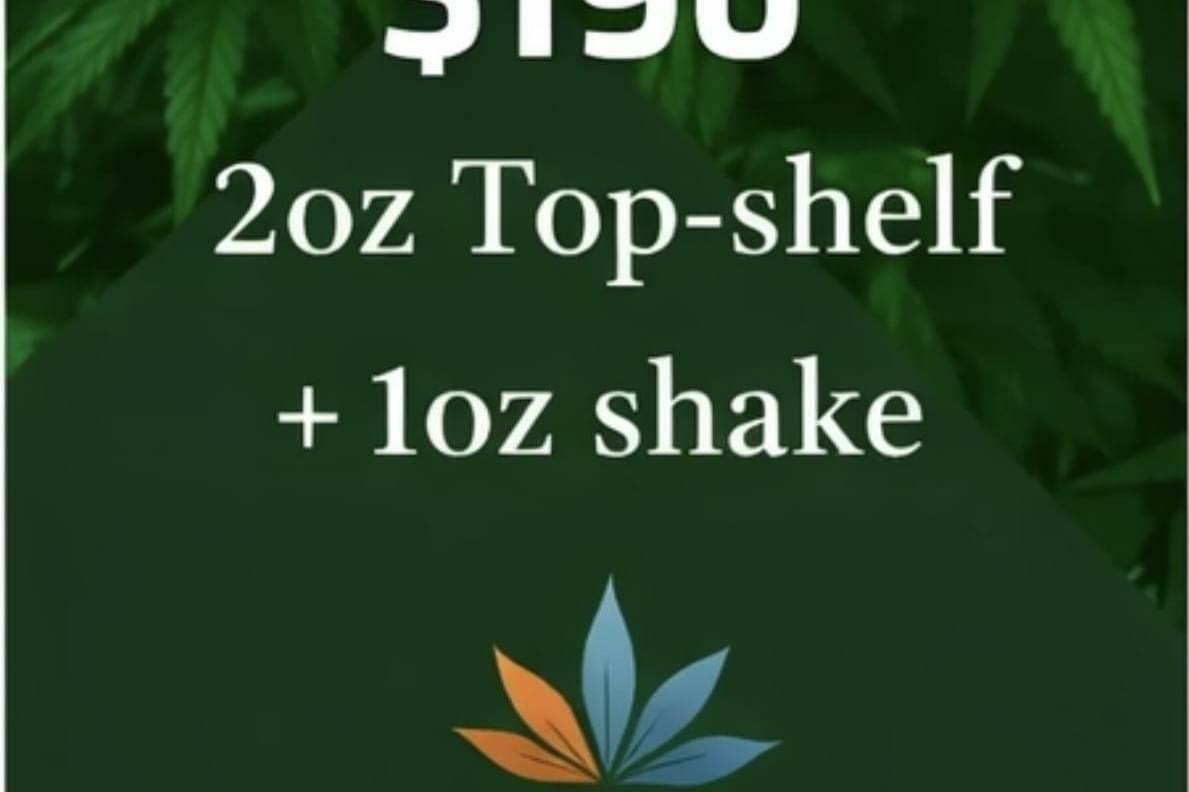 $190 – 2oz Top-Shelf + 1oz Shake