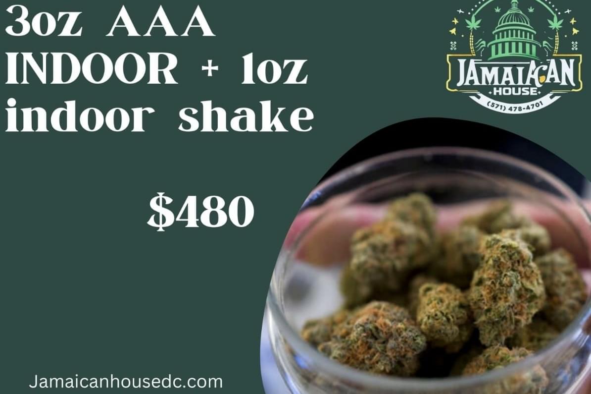 $480 3oz AAA INDOOR + 1oz indoor shake