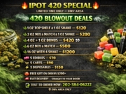 2 Oz top shelf & 1/2 shake $180