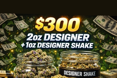 $300 2 oz Designer + 1oz designer shake