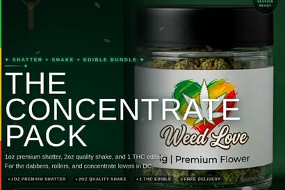 $200 1oz Shatter+2oz Shake+Edible