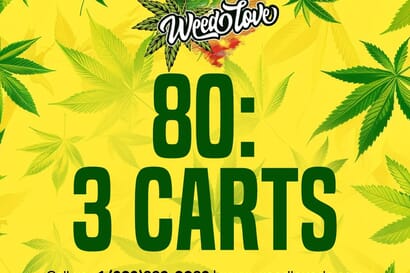 80 - 3 CARTS - Black Friday Special