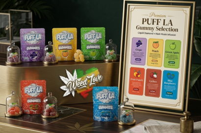 4 x PUFF LA - GUMMIES - LIQUID DIAMOND + HASH