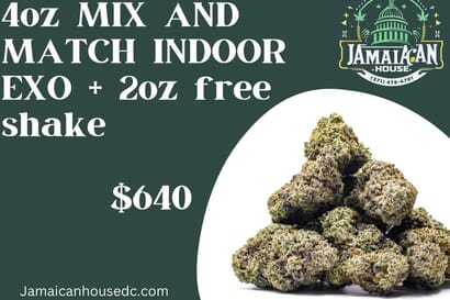 4oz MIX AND MATCH INDOOR EXO + 2oz free shake
