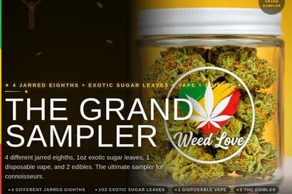 $350 4x8ths+OzSugarLeaf+Vape+2Ed