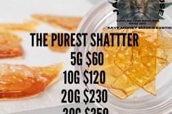 $230 20g SHATTER PLUS FREE PREROLL