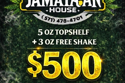 $500 5oz TOPSHELF INDOOR + 3oz FREE SHAKE