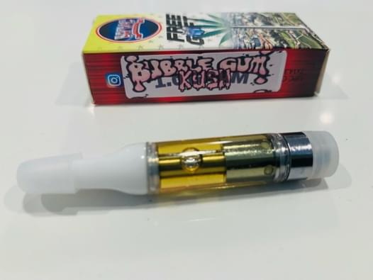 bubble gum strain thc vape cartridge
