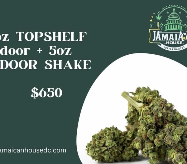 $650 5oz TOPSHELF indoor  + 5oz INDOOR SHAKE
