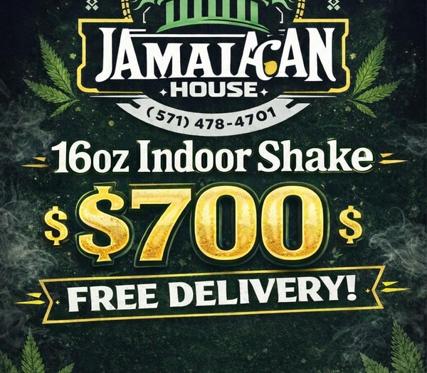 $700 16oz INDOOR SHAKE FREE DELIVERY