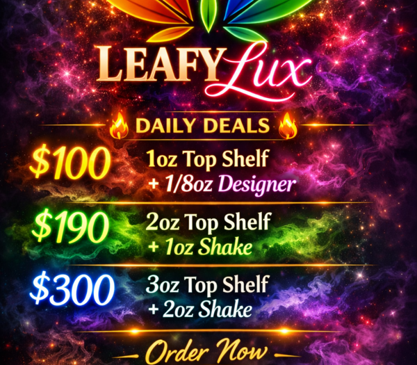 $100 – 1oz Top-Shelf + 1/8 Designer