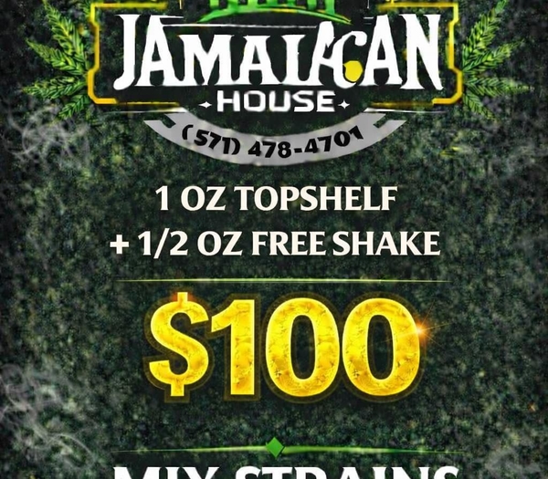 1oz topshelf + 1/2oz free indoor shake