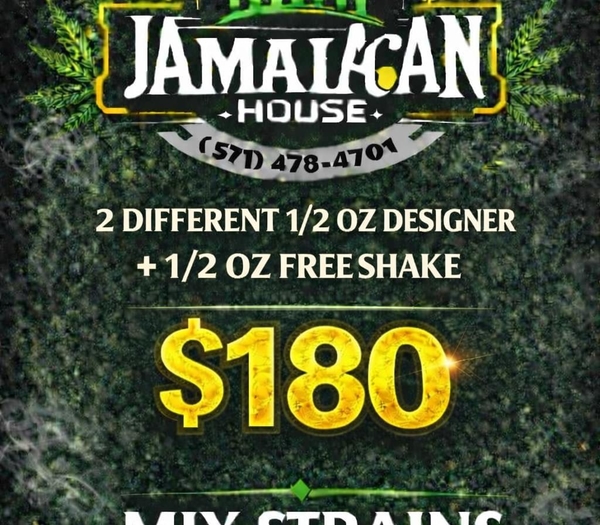 $180 2 DIFFERENT 1/2  AAA+  &1/2 oz shake