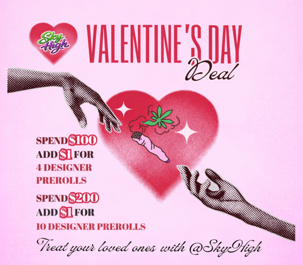 Valentine's Day Deal-$1 Designer Pre Roll