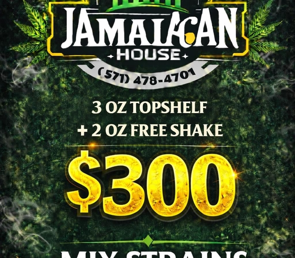 3OZ TOP SHELF  + 2OZ  INDOOR SHAKE