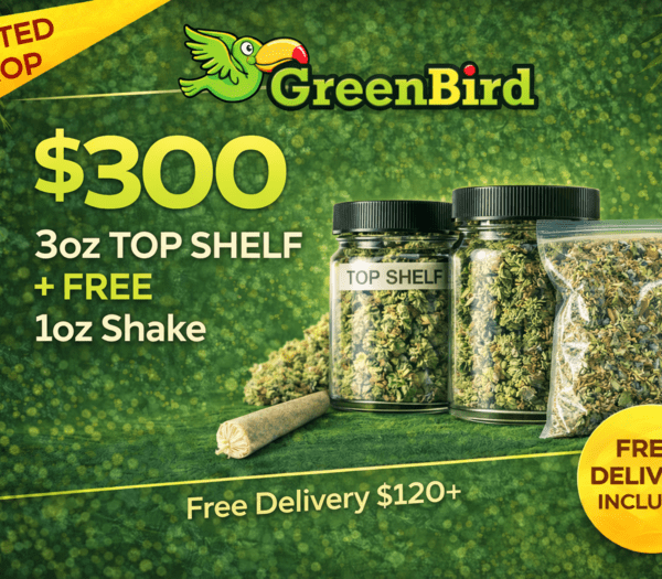 3oz Top Shelf + FREE 1oz Shake – $300 | DC
