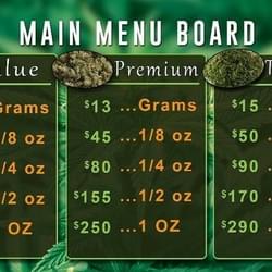 Phoenix Dispensary Menu ANC Dispensary