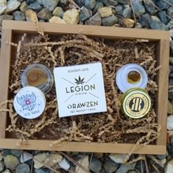 Honey Box example, filled with vape and dab extracts along with extra goodies!