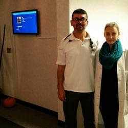 Lesley and Dr. Singh