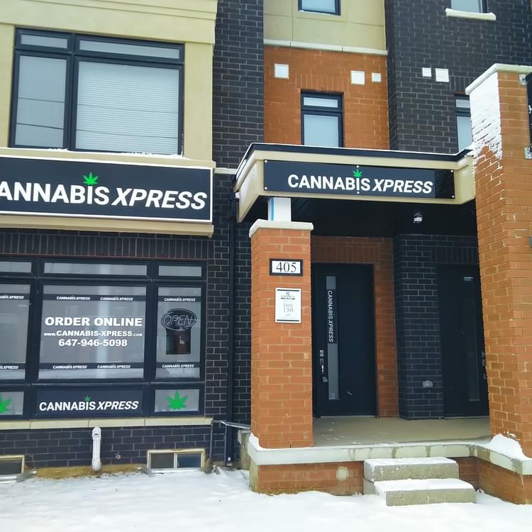 CANNABIS XPRESS - 405 Veterans Drive Brampton - February 2021 - Exterior #1.jpg