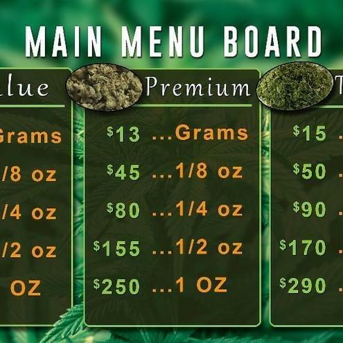 Phoenix Dispensary Menu ANC Dispensary