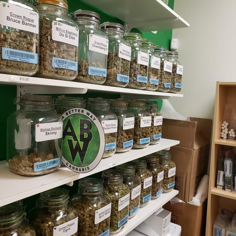 We average 30 strains to choose from at all times. From $3 to $15, we definitely have one for you!