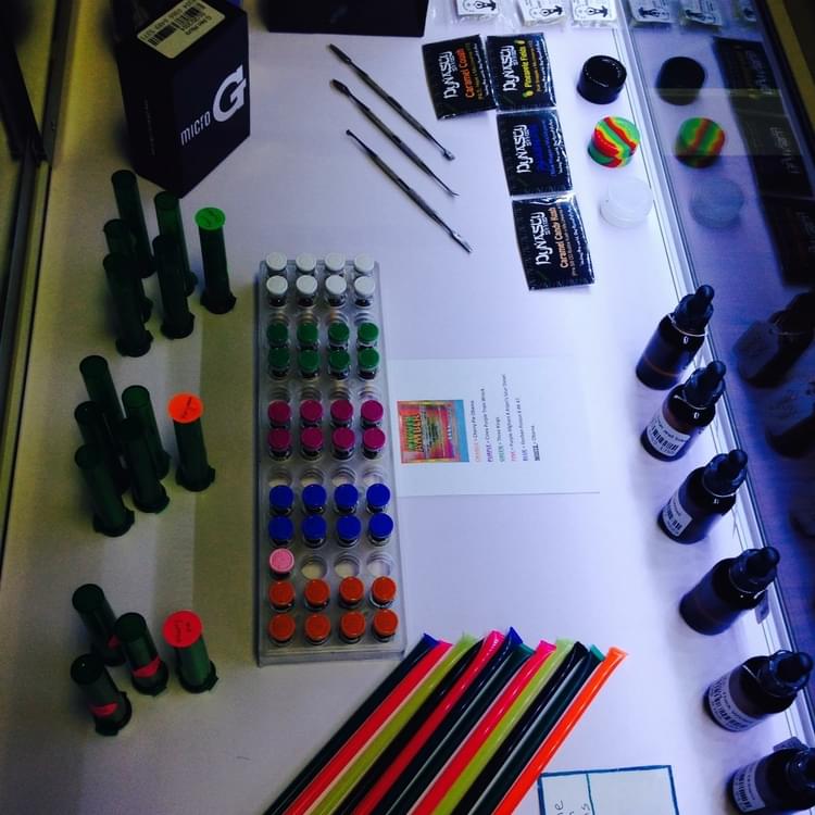 Tinture, Pre roll, seed, Dab tool, and other equipment Case