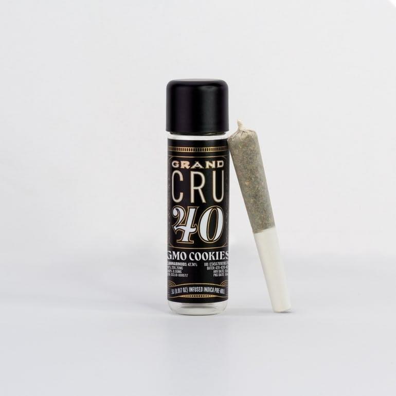GMO Cookies : Grand CRU 40 (0.5G Infused Pre-Roll)