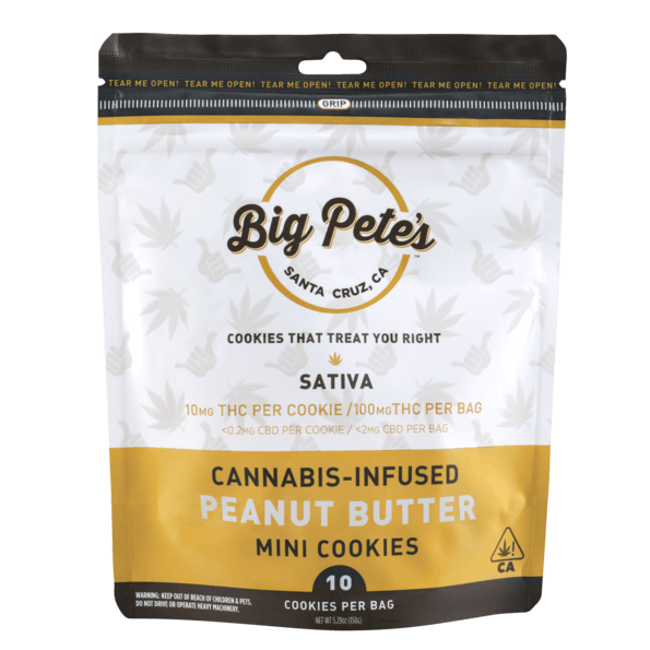 Peanut Butter Cookies Sativa 100mg (10pk)