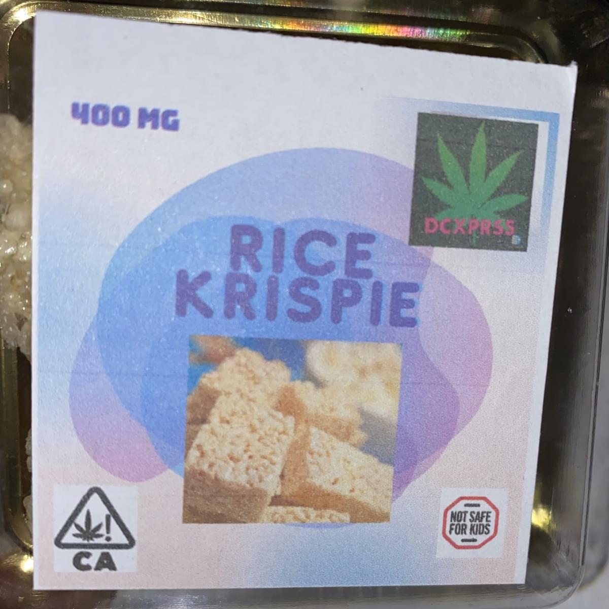 Rice krispie edible