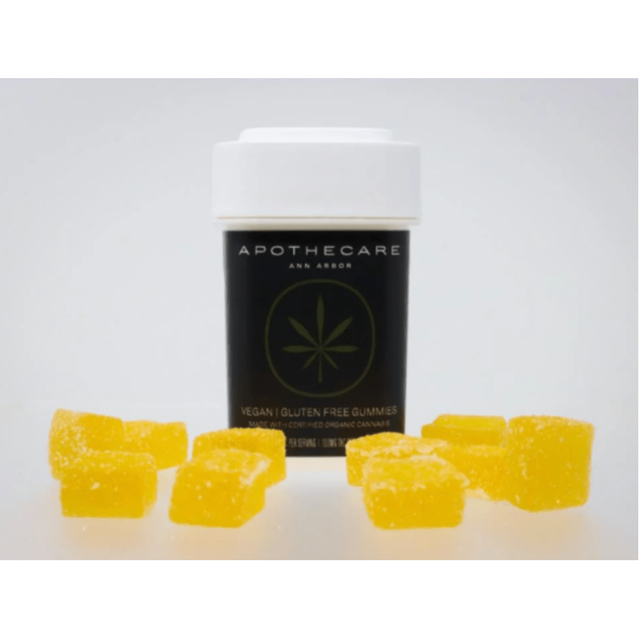 Apothecare | Tangerine Gummies | Certified Organic | 100mg