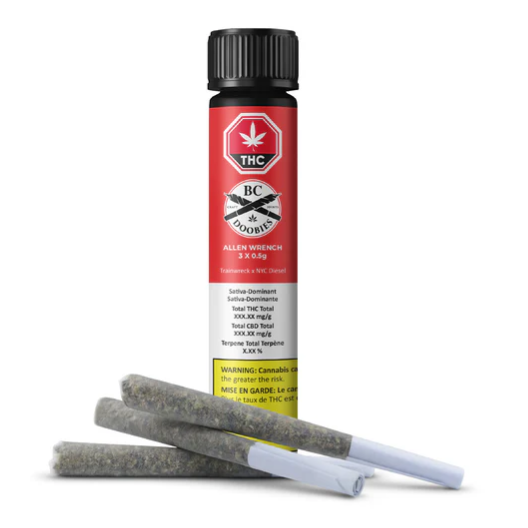 BC Doobies: Allen Wrench Pre-Rolls(1.5g)(3pk)