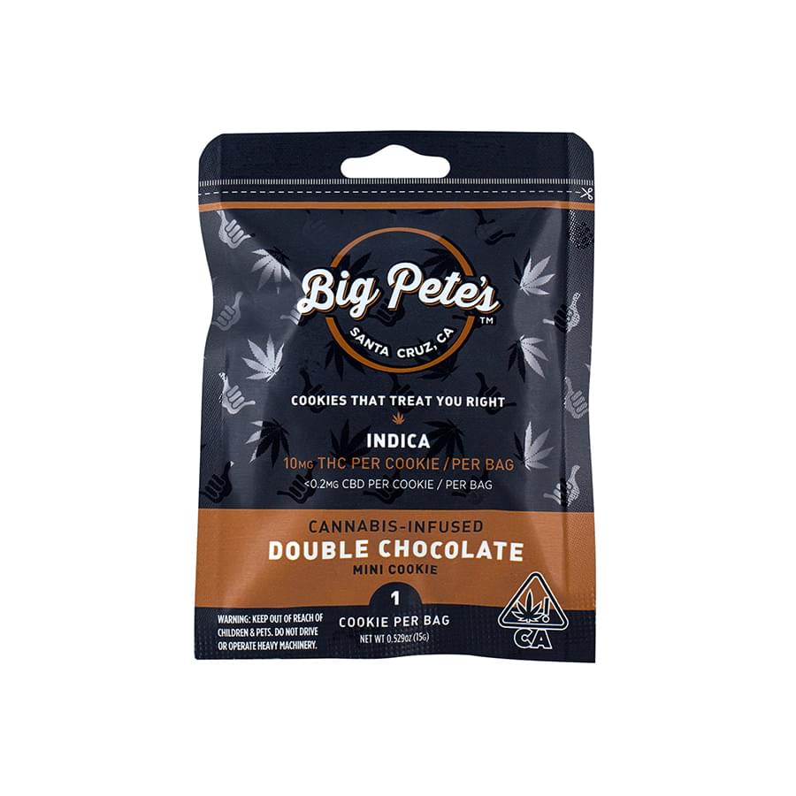 Big Pete's - Indica - Double Chocolate - 10mg Edible Cookie