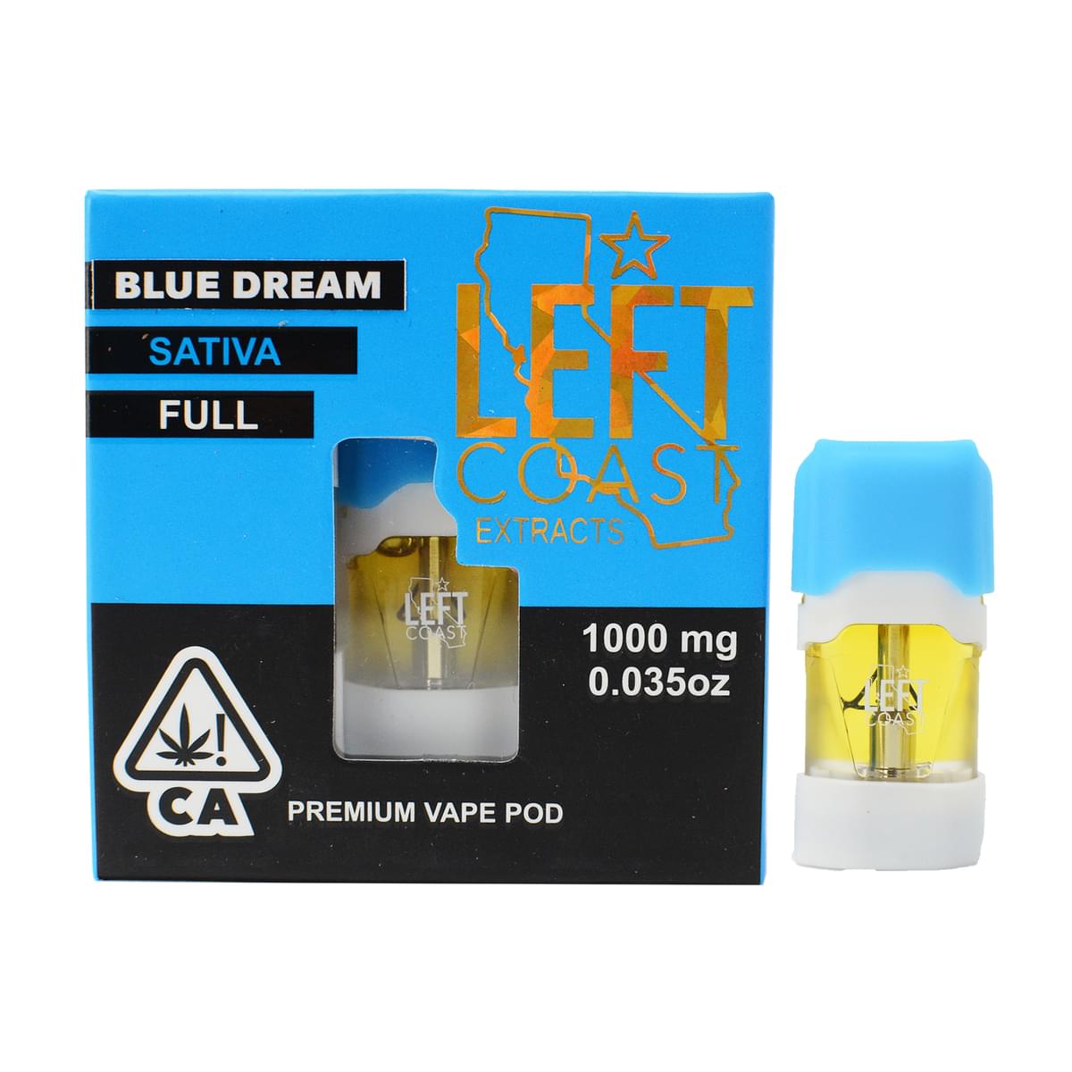 Blue Dream Left Coast Pod (1g)(STIIIZY COMPATIBLE)