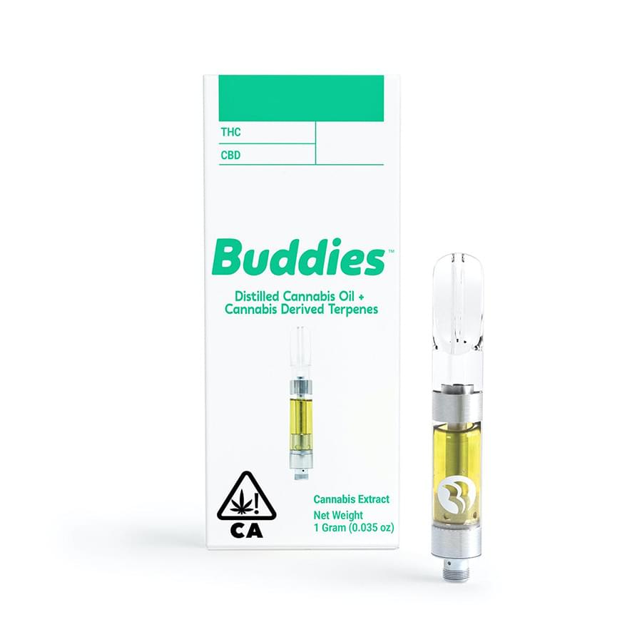 Buddies - Sativa - Blueberry Faygo - 1g Distillate Cartridge
