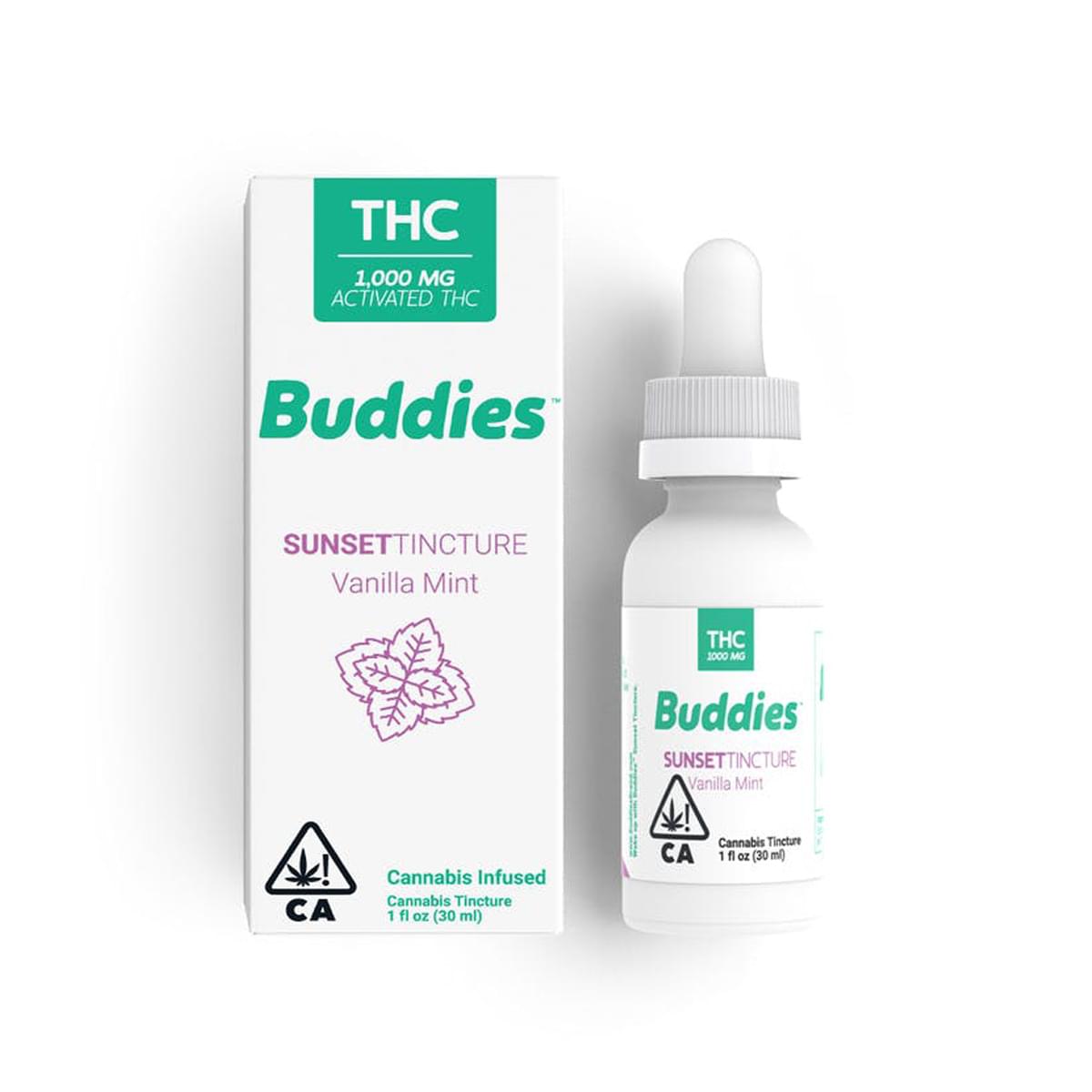 Buddies - Tincture - Sunset Vanilla Mint - 1000 MG