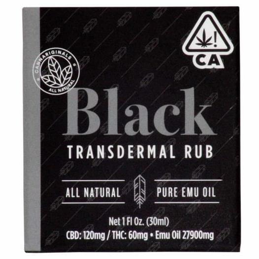 Cannariginals Black Transdermal Rub